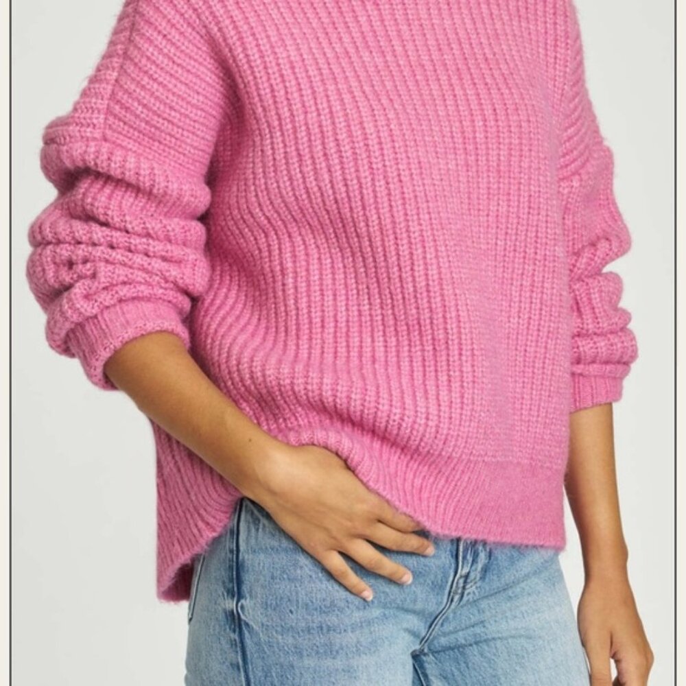 PISTOLA Eva Pink Knit Sweater - Picture 1 of 8
